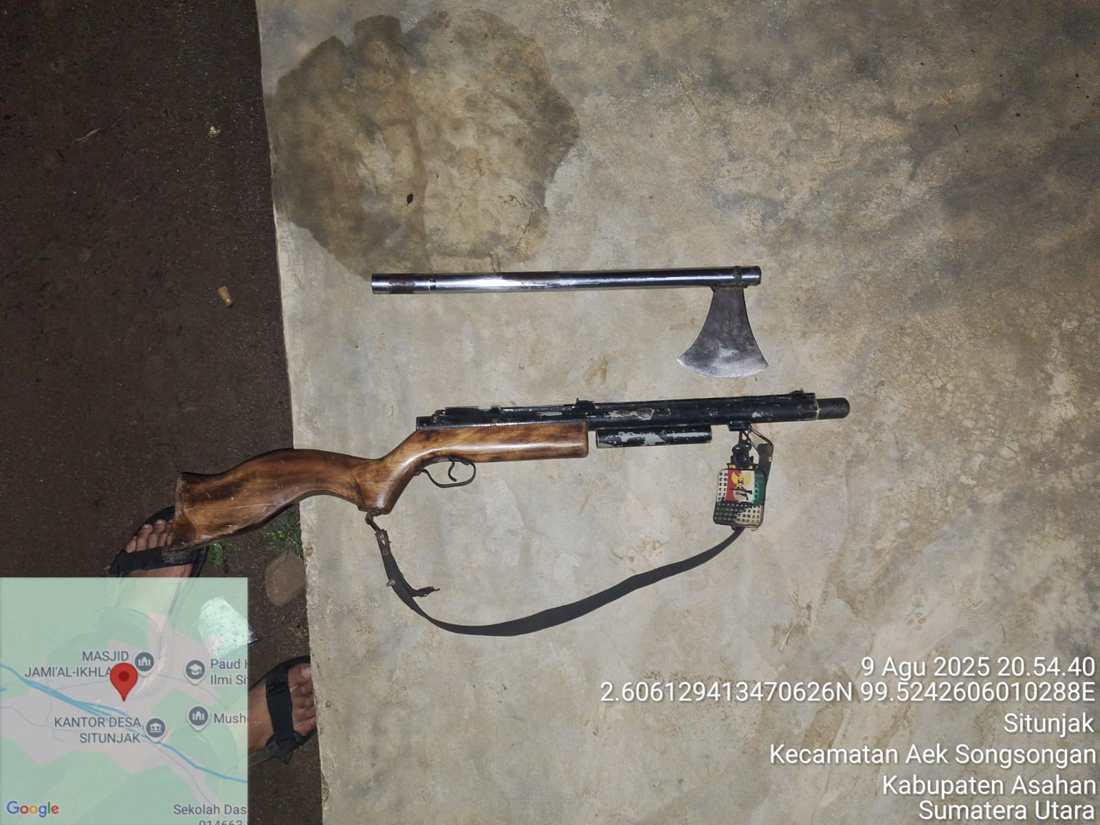 Polsek Bandar Pulau Respon Cepat Laporan KDRT Melalui Call Center 110, Amankan Barang Bukti dan Buru Pelaku