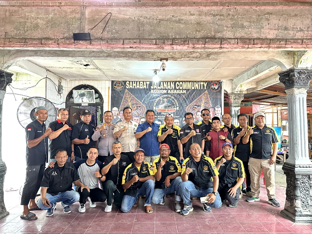 Polres Asahan Hadiri Anniversary ke-2 Sahabat Jalanan Community Region Asahan