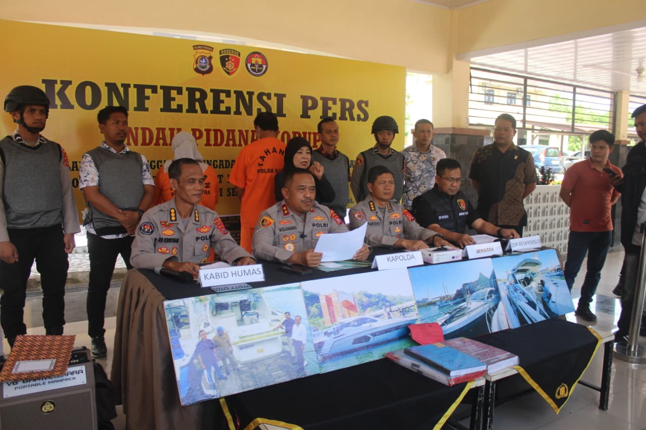 Polda Sultra Tetapkan Dua Tersangka Kasus Korupsi Pengadaan Kapal Azimut Rp9,9 Miliar